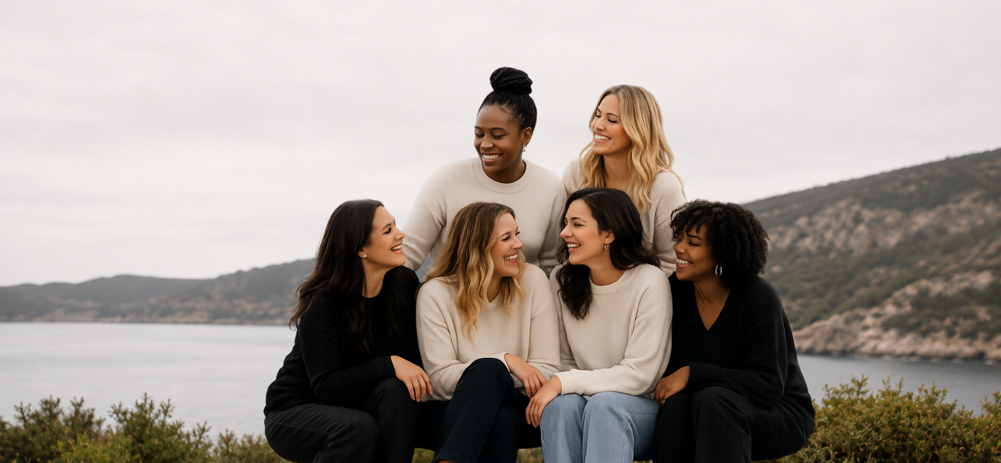 Women supporting one another